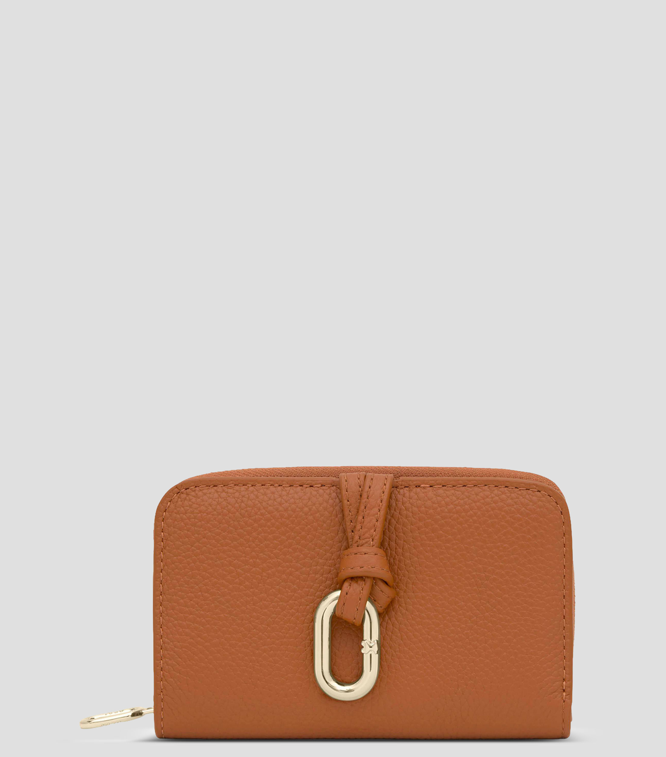 Cartera en piel Hold liso Mujer